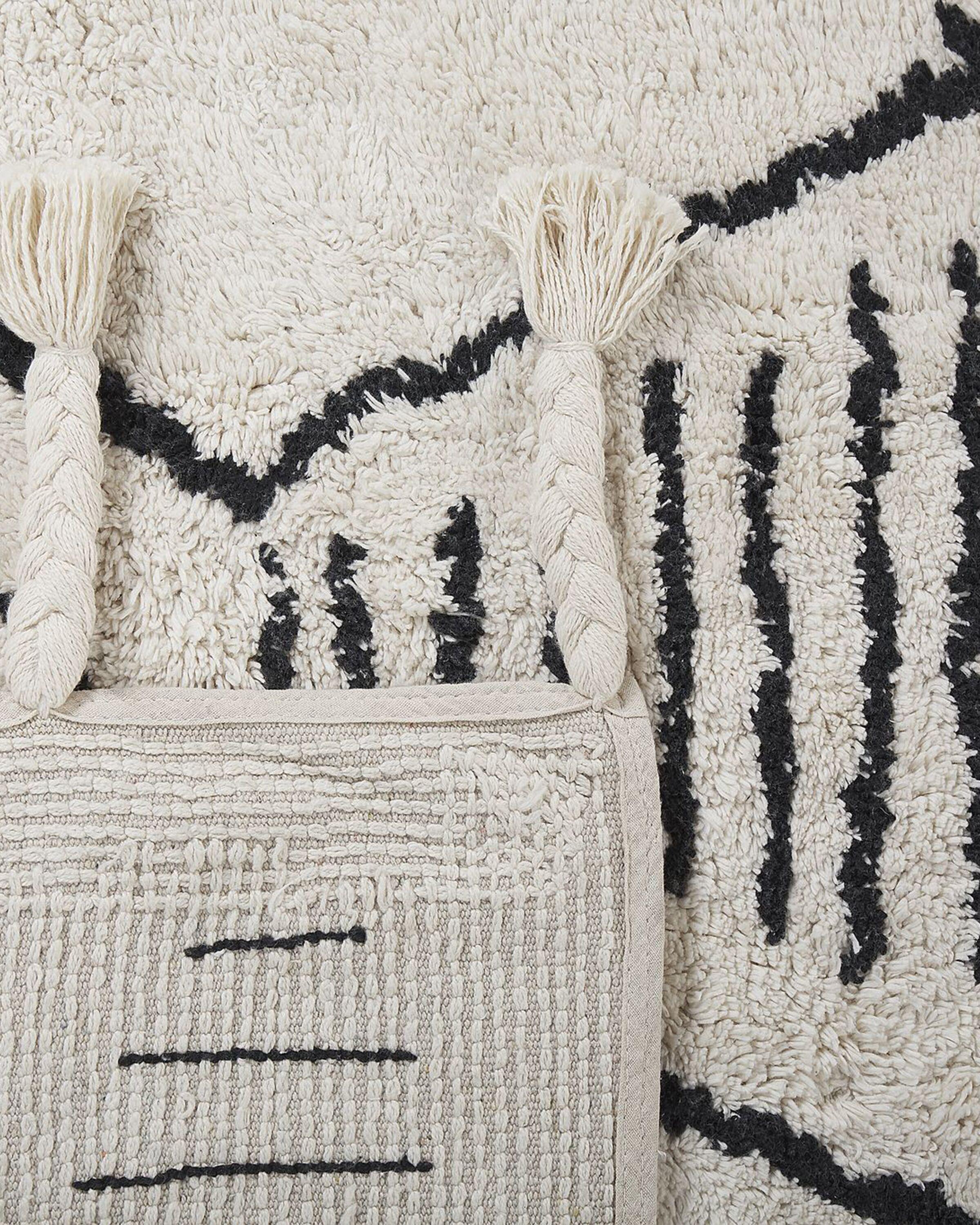 Beliani Tapis en Coton Boho KEBIR  