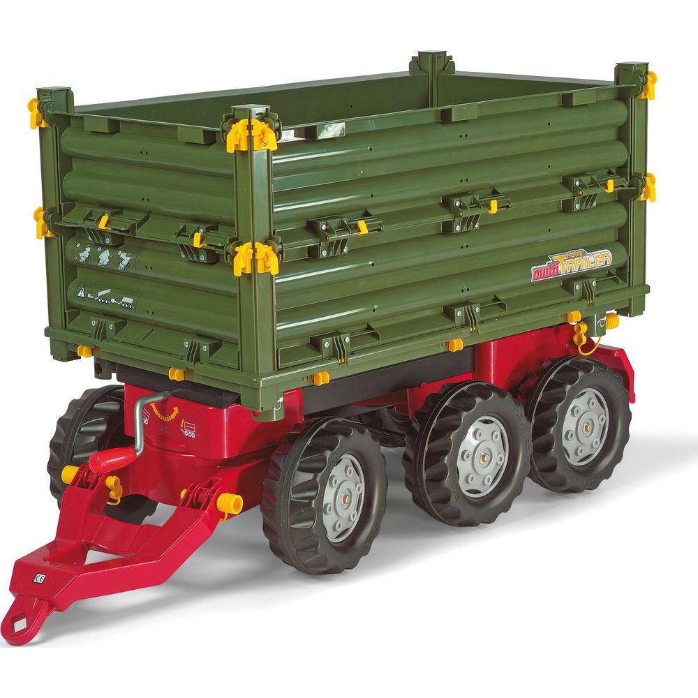 Image of rollyMulti Trailer Dreiachs-Dreiseitenkipper Grün