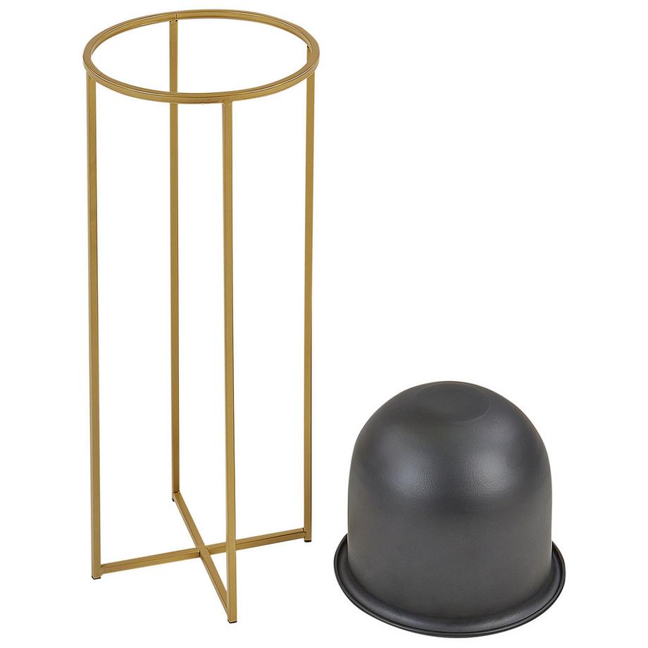 Beliani Set di 2 vasi rialzati per piante en Ferro Moderno THUJA  