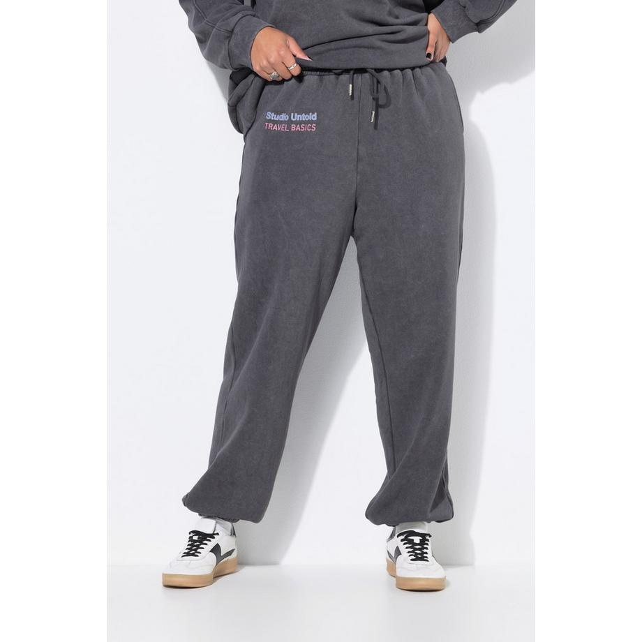 Studio Untold Jogginghose Wide Legs Elastikbund  