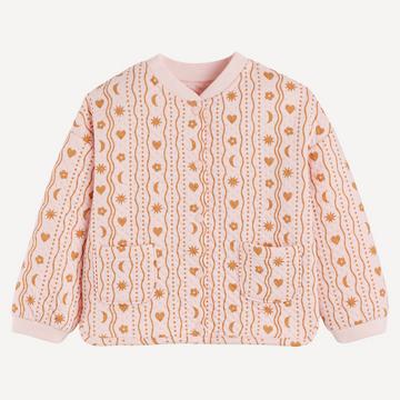 Weste mit Druckknöpfen und Steppung