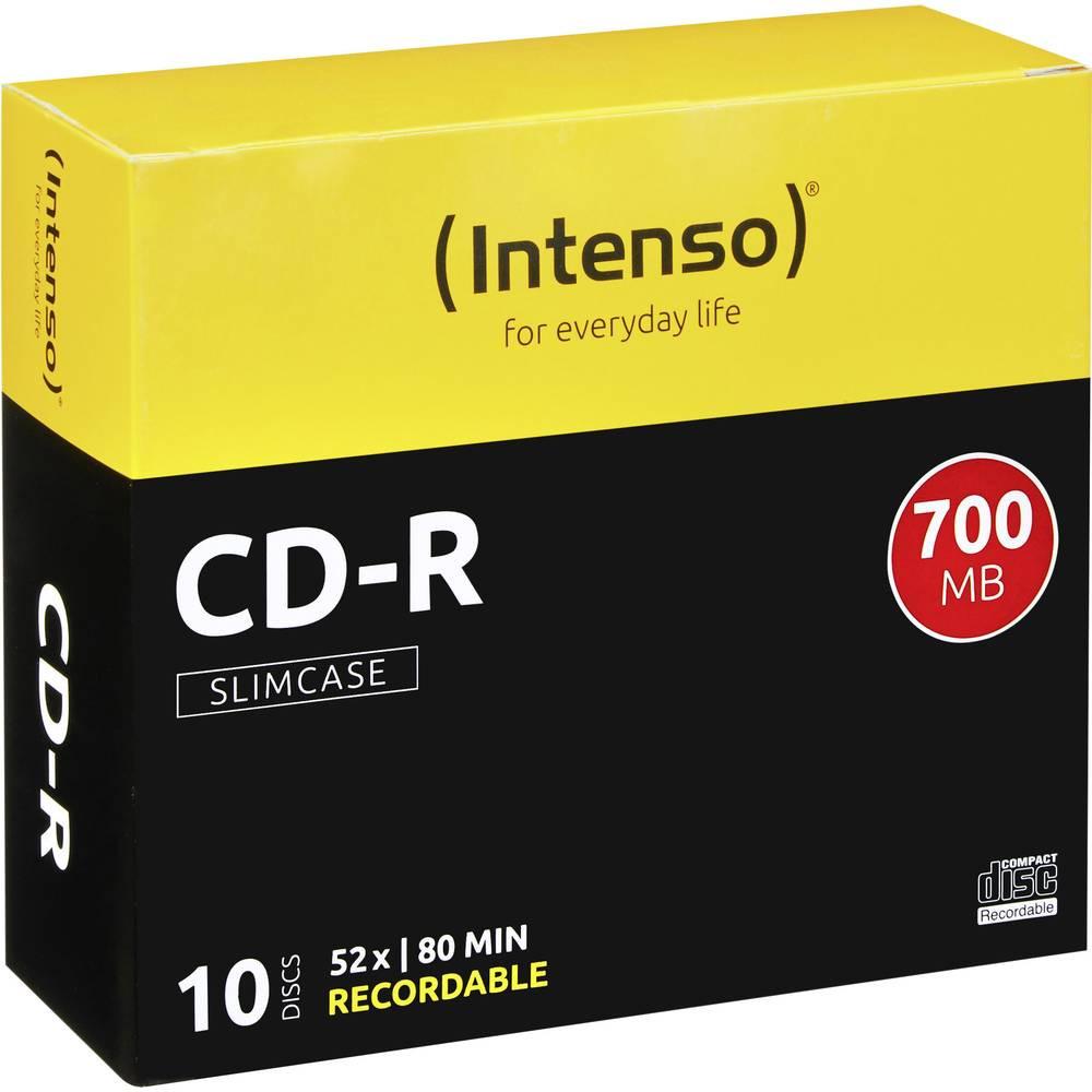 Intenso  Intenso CD-R80 700 MB 1-48X 10er Slimcase 