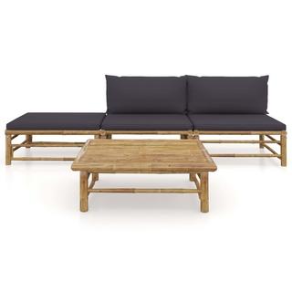 VidaXL Garten-lounge-set bambus  