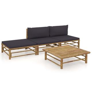 VidaXL Garten-lounge-set bambus  