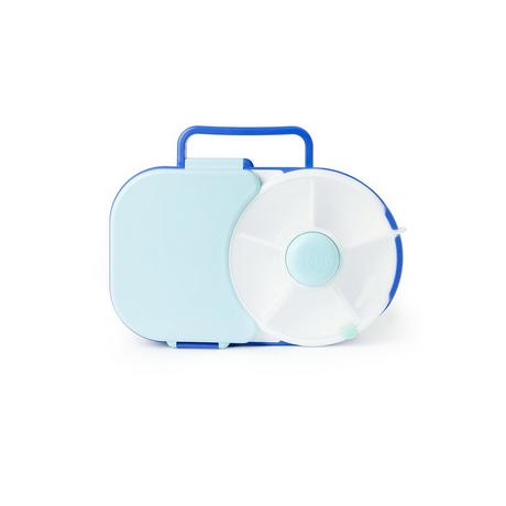 GöBe GöBe Lunchbox für Kinder mit Snackschleuder, Macaron blue  
