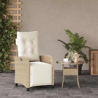 VidaXL Gartensessel verstellbar poly-rattan  