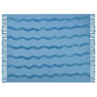 Beliani Couverture en Coton Boho Khari  