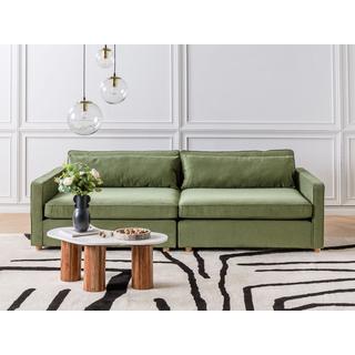 Beliani 3 Sitzer Sofa aus Polyester Modern VINSTRA  