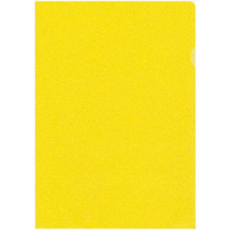 BÜROLINE BÜROLINE Sichtmappen A4 620085 gelb, matt 100 Stück  