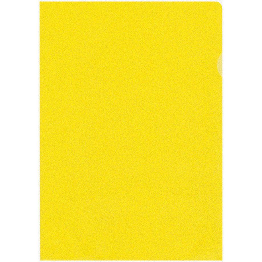 BÜROLINE Sichtmappen A4 620085 gelb, matt 100 Stück