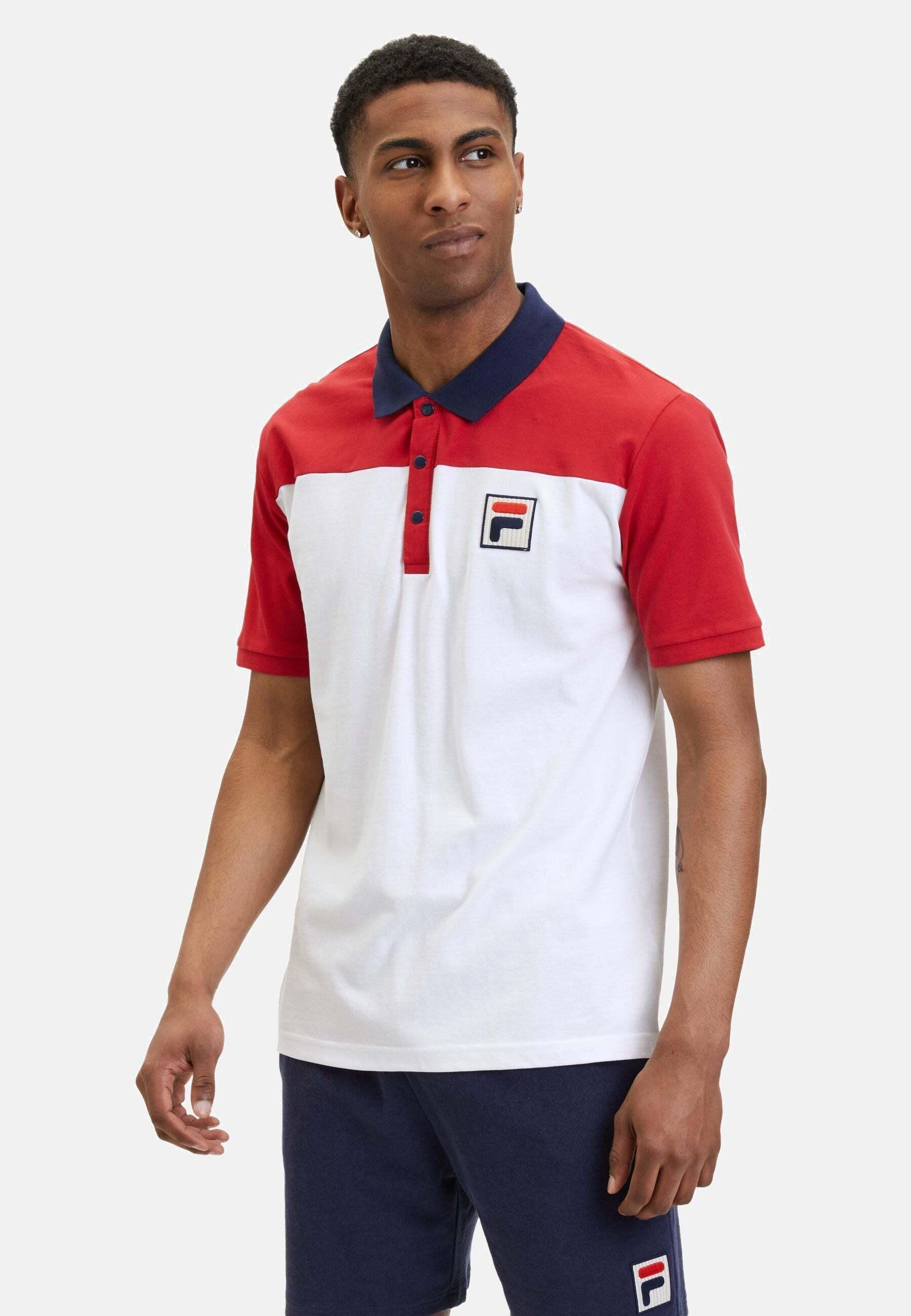 FILA  Polo Lianshan Blocked Polo Shirt 