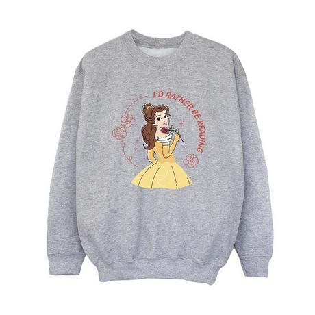 Disney  Sweat BEAUTY AND THE BEAST I'D RATHER BE READING 