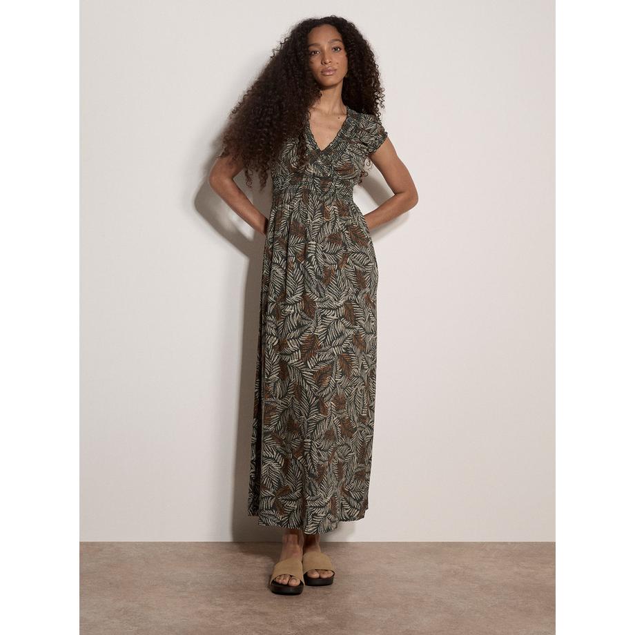 APRICOT Robe longue smockée Batik  