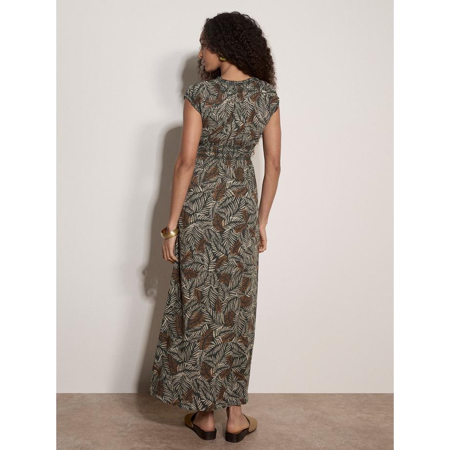 APRICOT Robe longue smockée Batik  