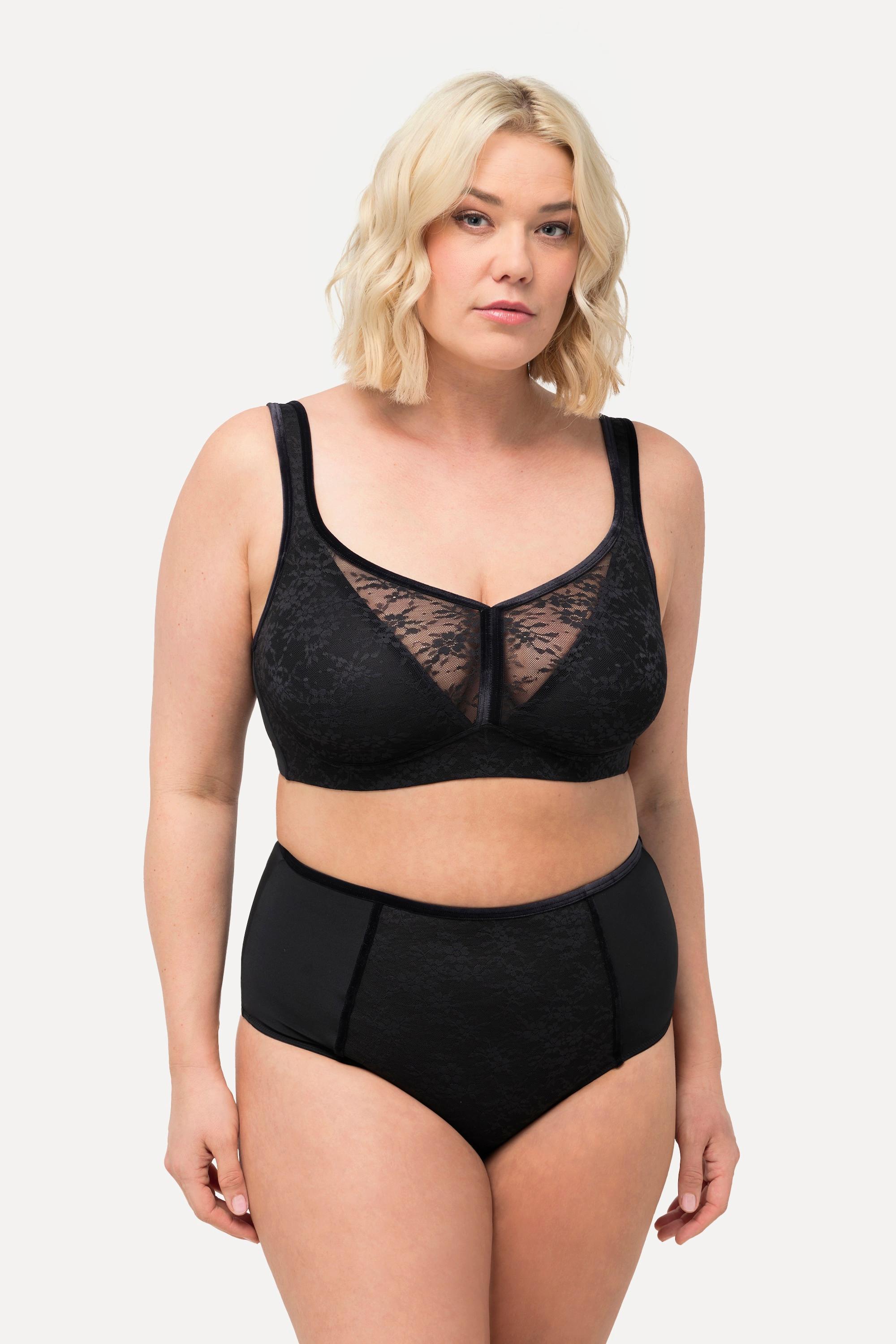 Ulla Popken  Reggiseno minimizer senza ferretto con coppe in Spacer e coppa C-E 