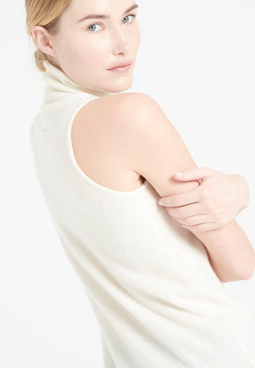 Studio Cashmere8 LILLY 13 Ärmelloser Rollkragenpullover  