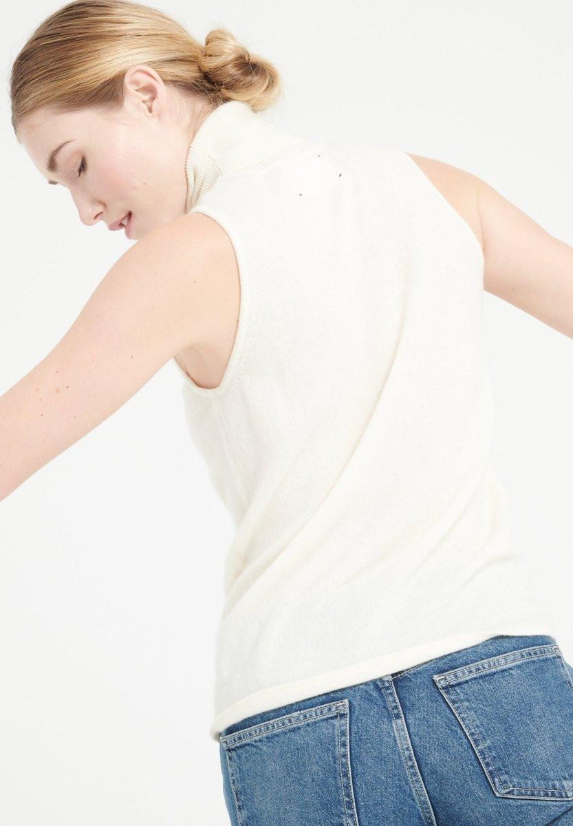 Studio Cashmere8 LILLY 13 Ärmelloser Rollkragenpullover  