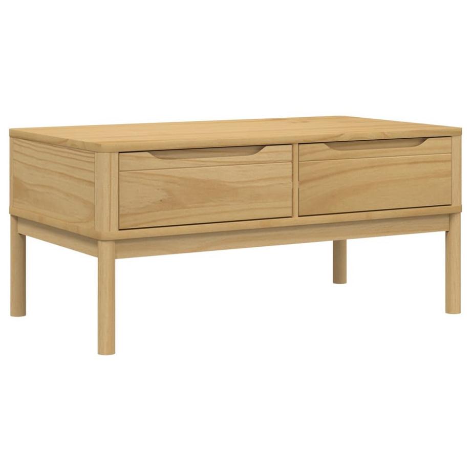 VidaXL Table basse bois de pin  