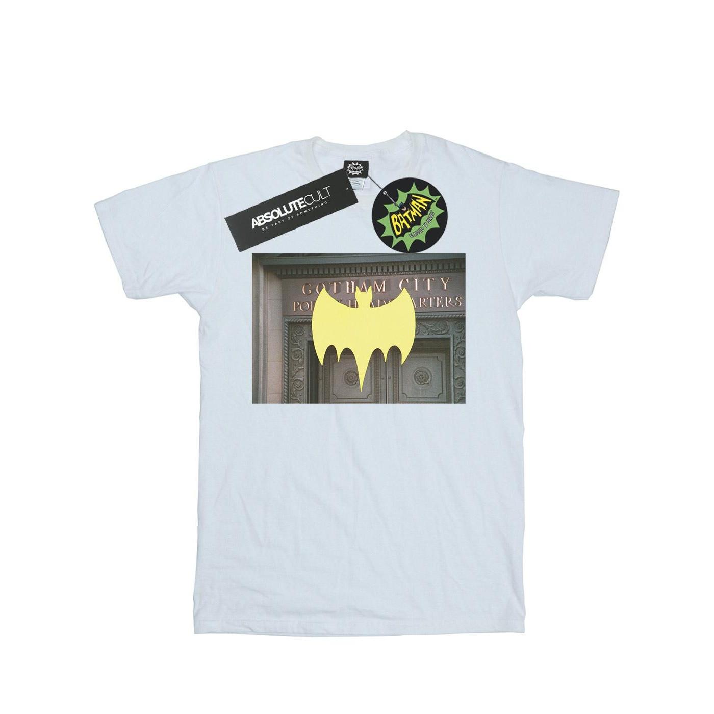 Image of Batman Tv Series Gotham City Police Tshirt Mädchen Weiss 128