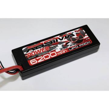 Power Tank LiPo Stick Pack 7.4V-60C 6200 Hardcase (T-Plug)