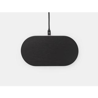 Oakywood  Oakywood Dual Slim Charging Pad Duales kabelloses Handy-Ladegerät - Schwarz / UK (Adapter type G) 