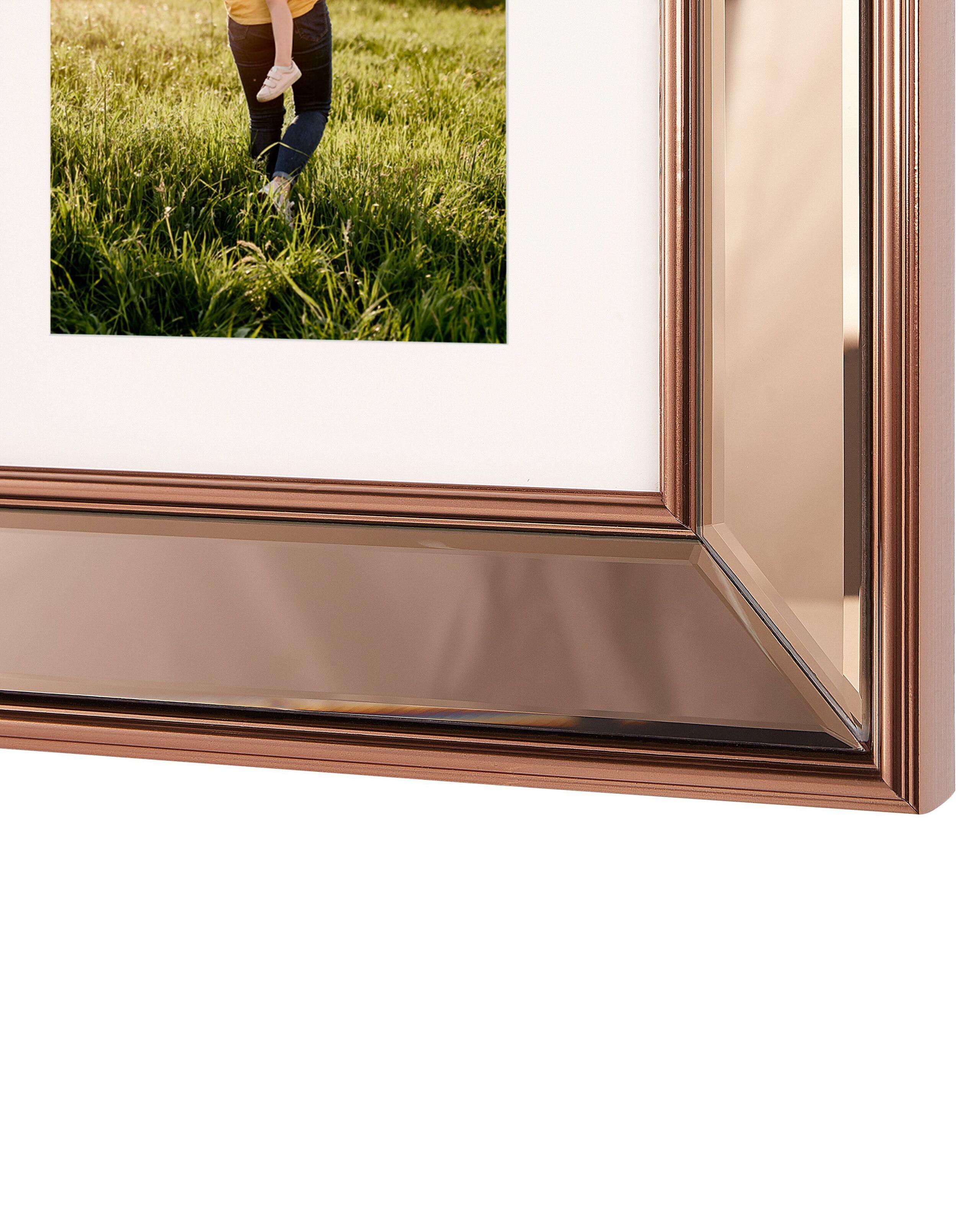 Beliani Fotorahmen aus Glas Glamourös DABOLA  