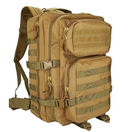 Only-bags.store Sac à dos militaire tactique, sac d'assaut militaire de grande capacité pour 3 jours Sac à dos pour la randonnée, la chasse, le trekking, le camping et d'autres activités de plein air  