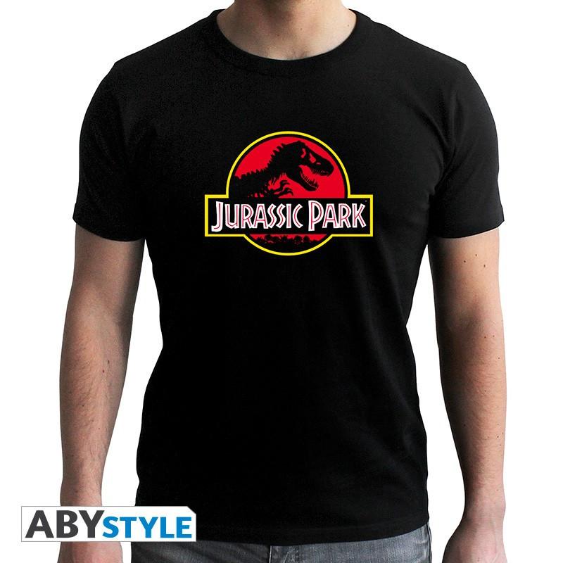 Image of T-shirt - Jurassic Park - Logo Herren Schwarz XXL