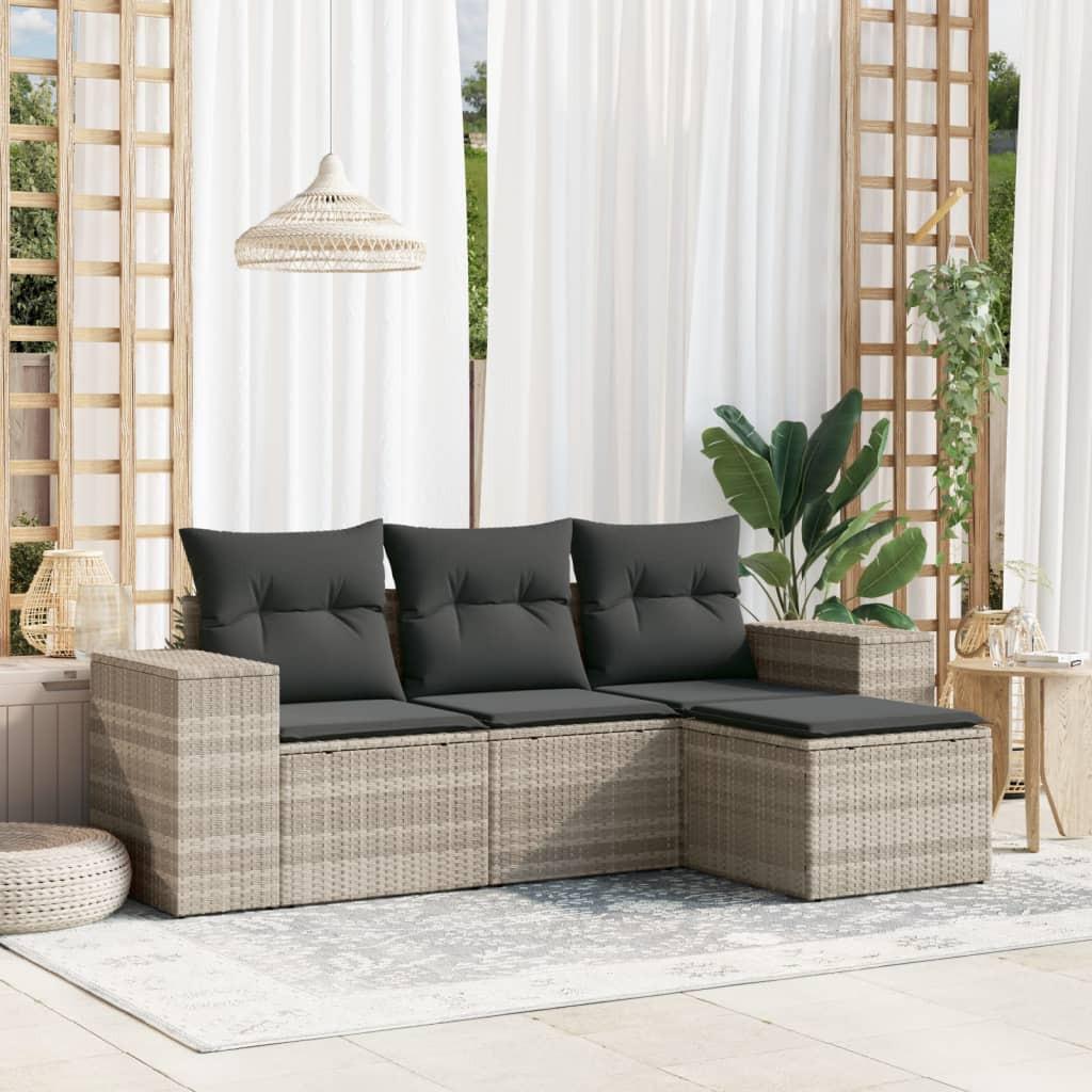 VidaXL Garten sofagarnitur poly-rattan  