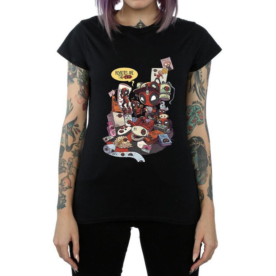 MARVEL Merchandise Royalties T-Shirt Stampata  
