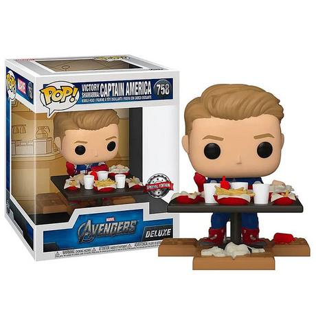 Funko  POP - Marvel - Avengers - 758 - Victory Shawarma - Special Edition - Captain America 