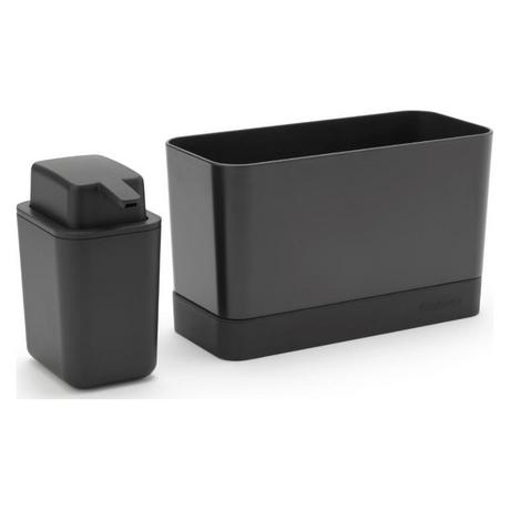 brabantia Spültrog-Organizer Set, Dunkelgrau  