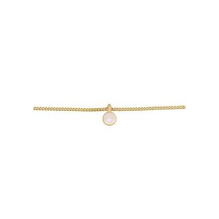 Elli  Halskette Choker Rosa Quarz Solitär Anhänger 