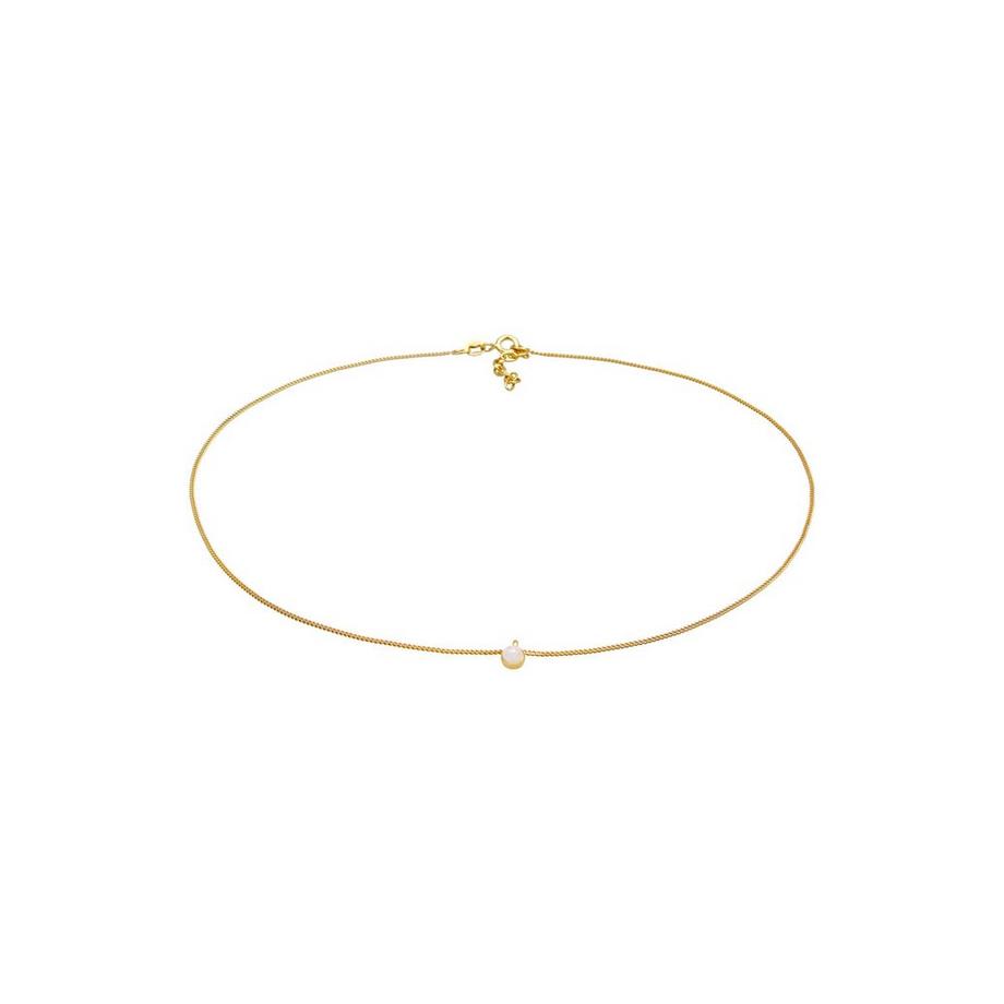 Elli  Collier Choker Rose Quartz Solitaire Pendentif 