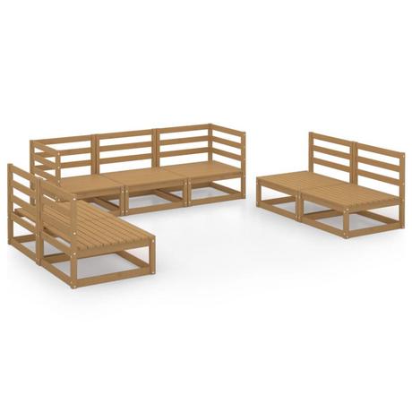 VidaXL Ensemble de meubles de jardin bois de pin  