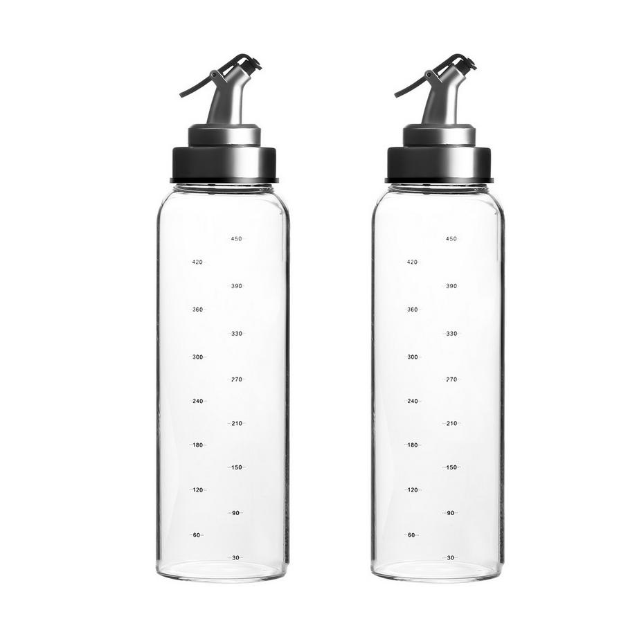 Set de 2 distributeurs d'huile et de vinaigre multifonctionnels e