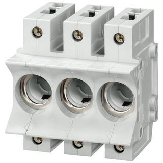 Siemens  Siemens NEOZED, Sicherungssockel, D02, 3-polig, 63 A, Un AC: 400 V, Un DC: 250 V 