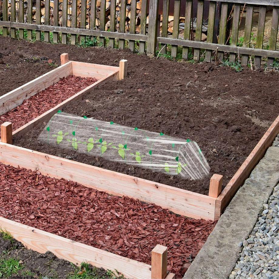 B2X set di 12 archi a tunnel con clip per piante  