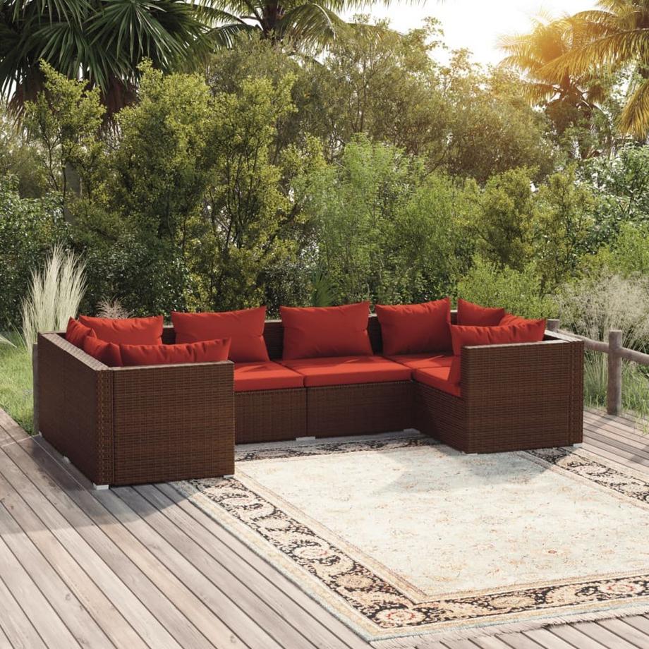 VidaXL Garten-lounge-set poly-rattan  