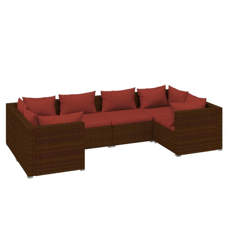 Garten-lounge-set poly-rattan