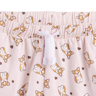 La Redoute Collections  2er-Pack Kurzpyjamas mit Corgi-Motiv 