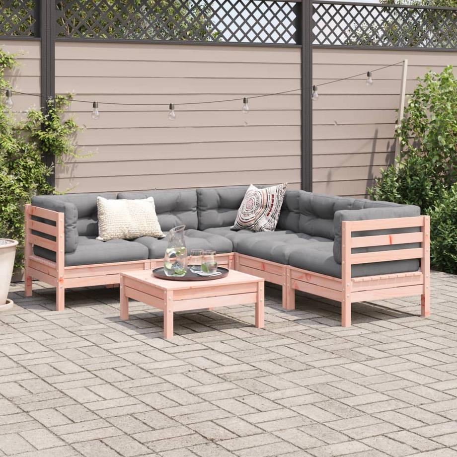 VidaXL Salon de jardin bois  