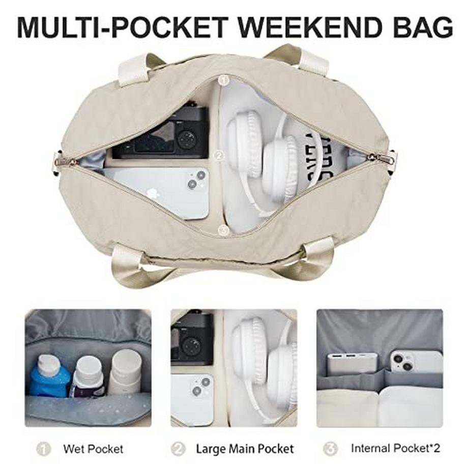 Only-bags.store Borsa da viaggio e sportiva impermeabile 40x20x25 cm  