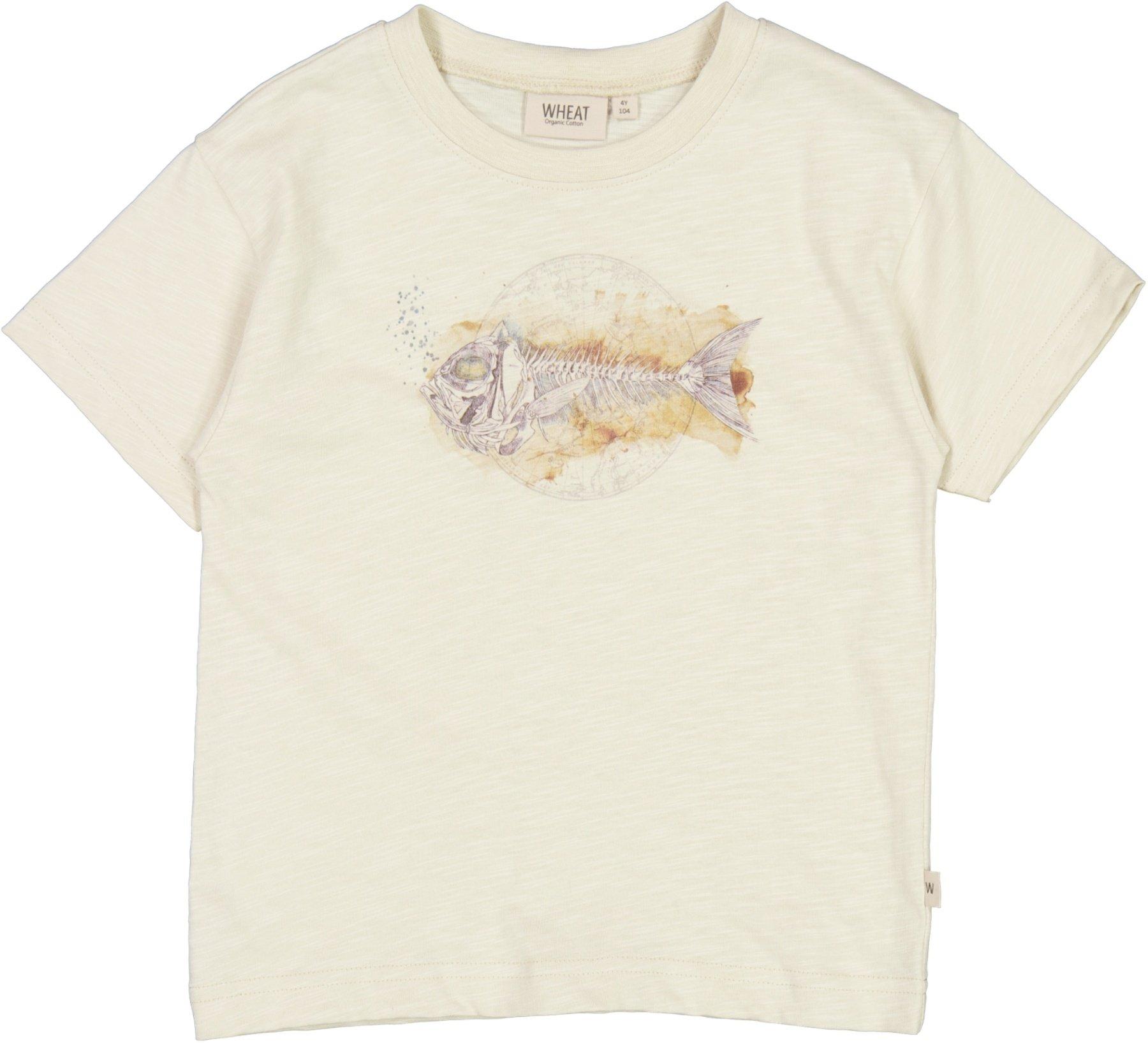 Image of Jungen T-shirt Fischskelett Jungen Beige 122