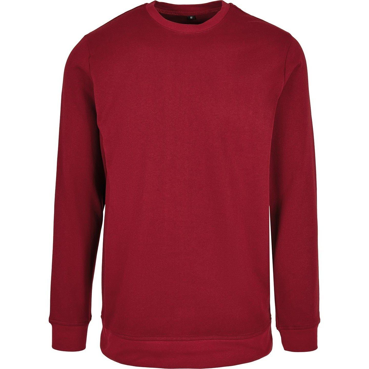 Image of Basic Crew Neck Sweatshirt Herren Weinrot XXL