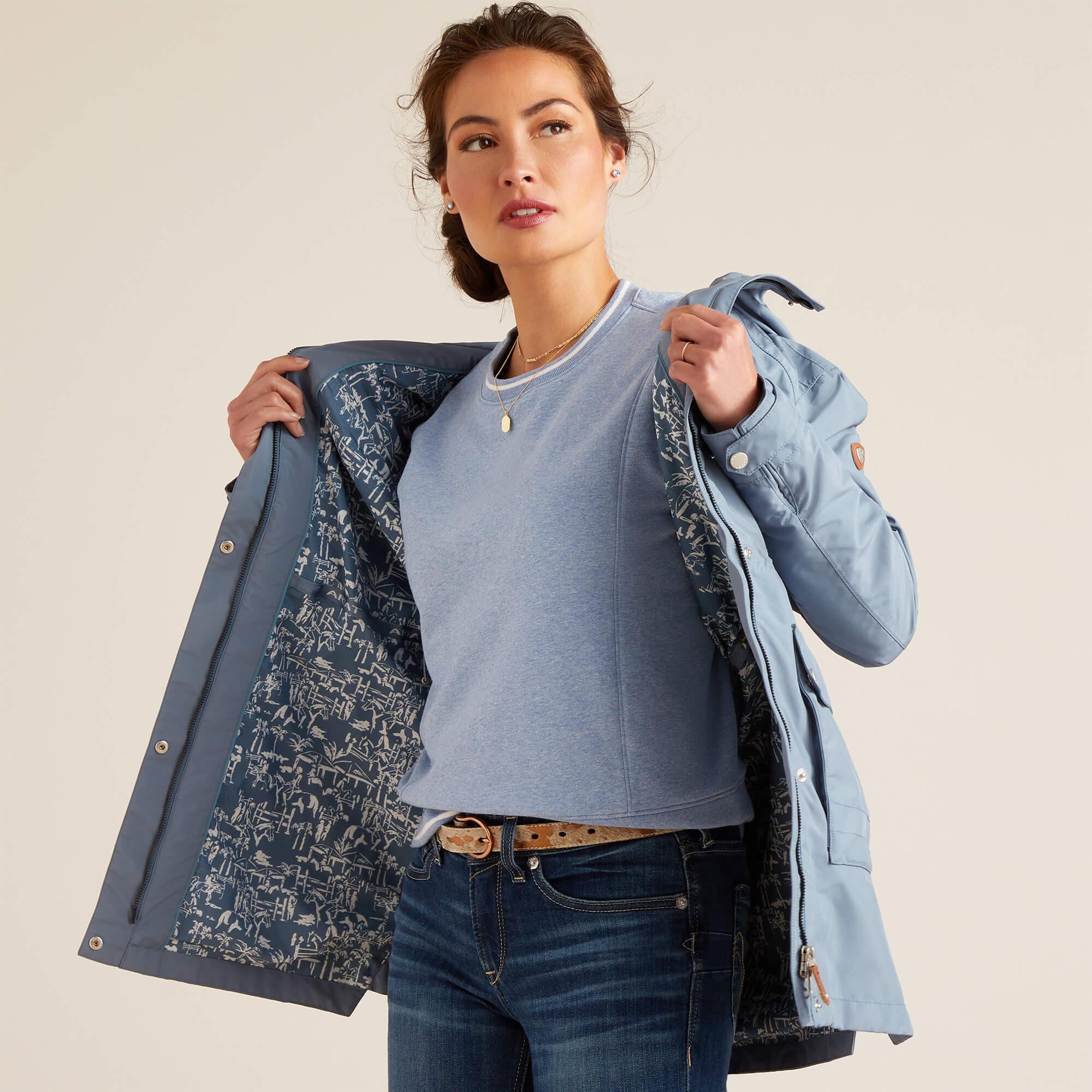 Ariat Atherton Wasserdichte Kapuzen Reitjacke  