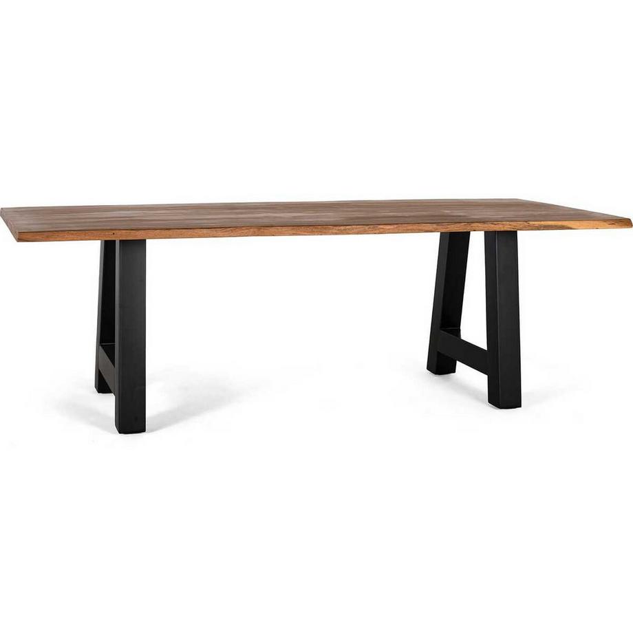 mutoni Table de salle à manger Cacia acacia naturel 240  