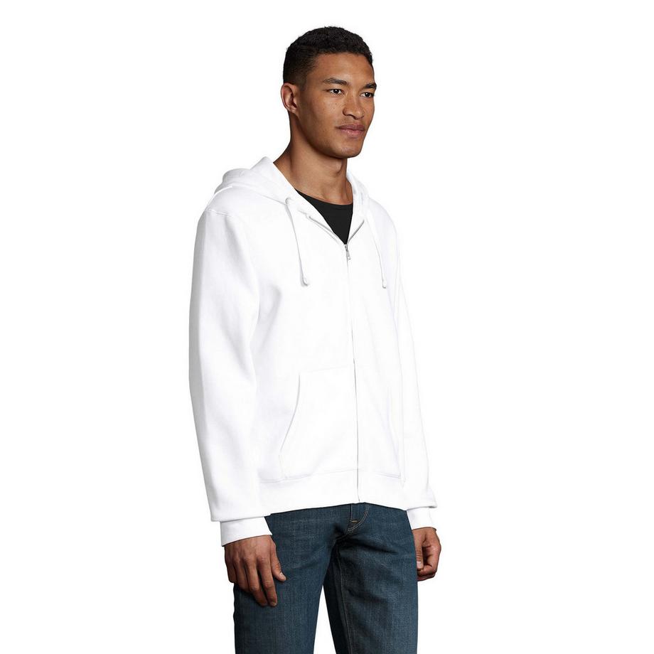 SOLS Spike Felpa Con Cappuccio E Zip Intera  