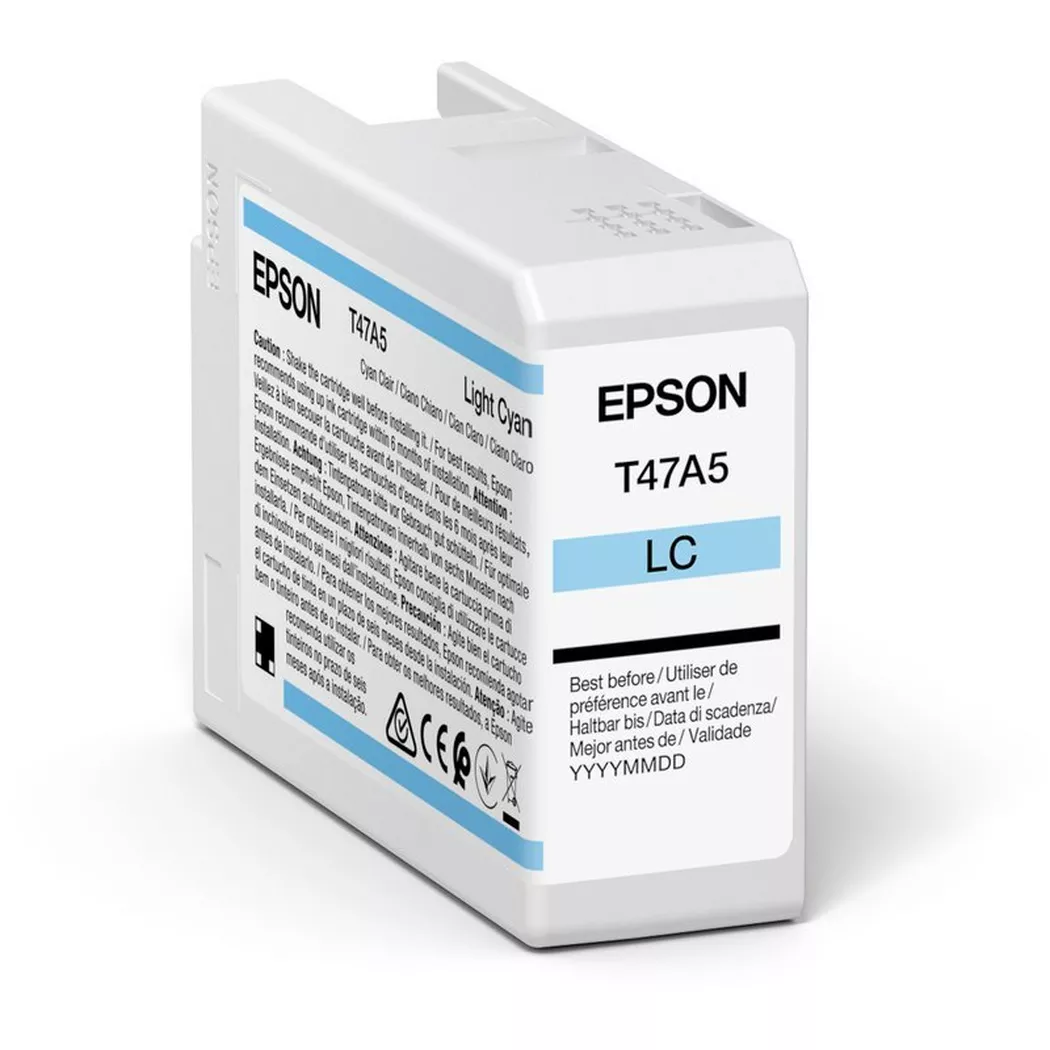 Epson – Tintenpatrone light cyan T47A500 SureColor SC-P900 50ml, One Size