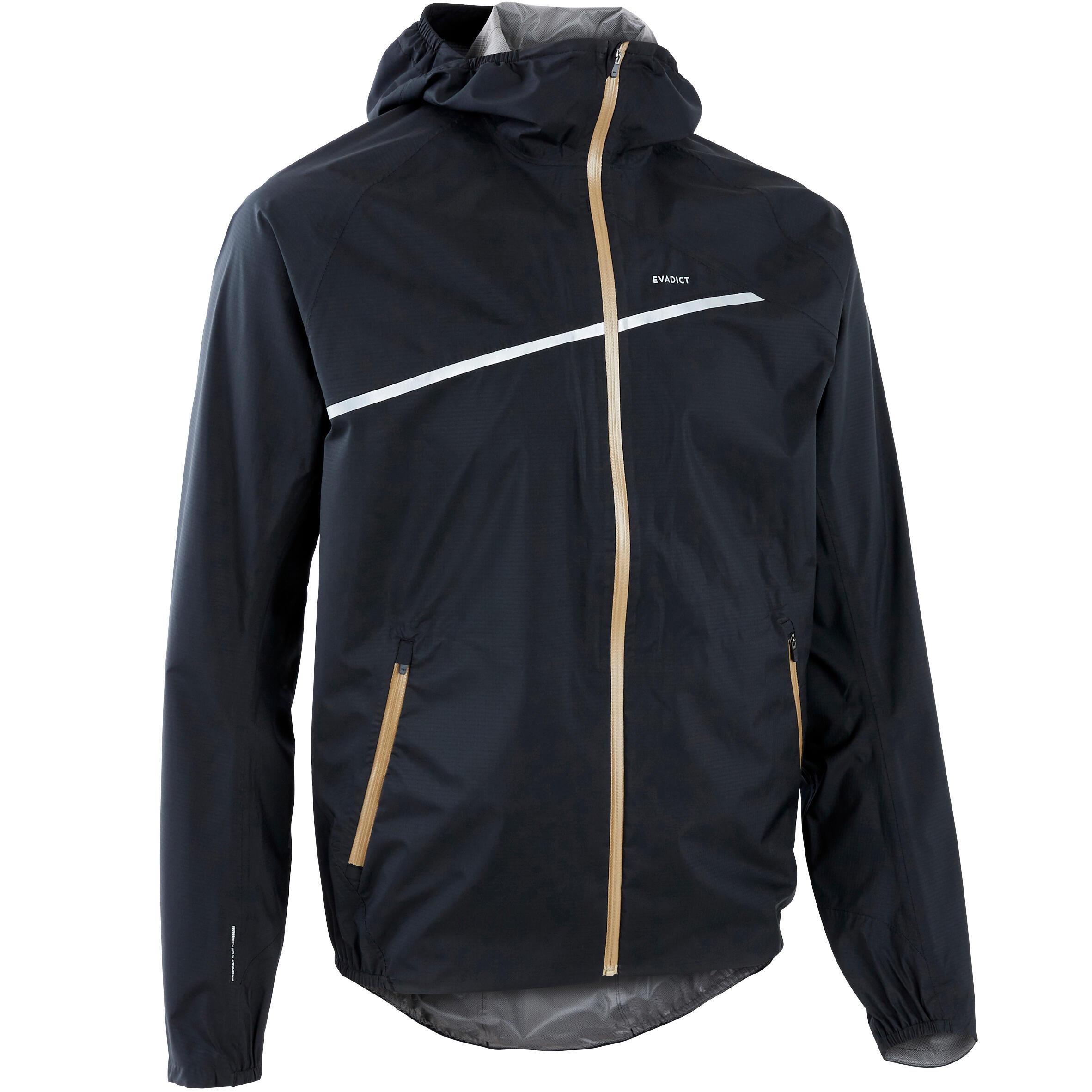Image of Regenjacke - Run 500 Herren Schwarz Leicht M